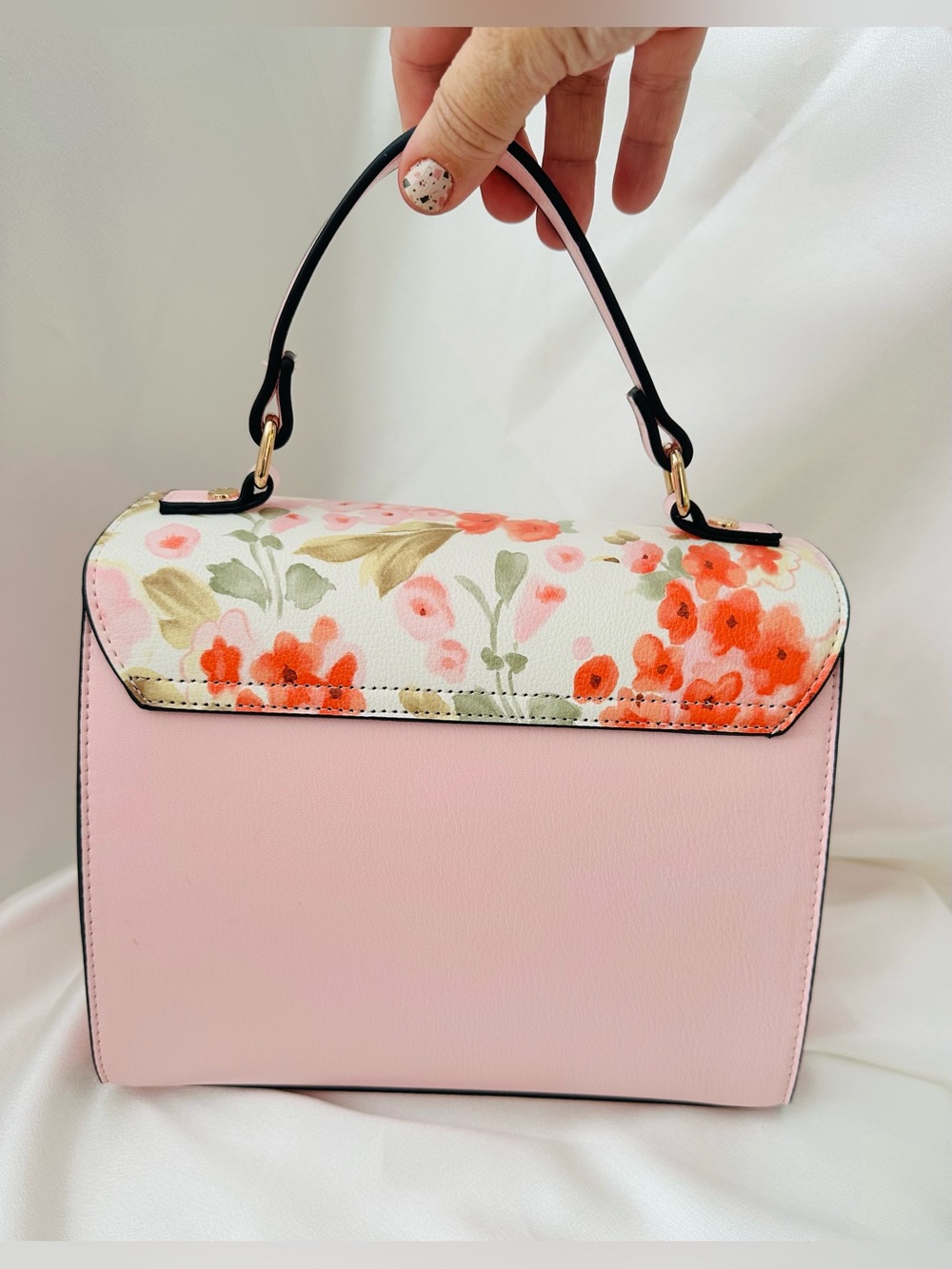 Dune London Floral Top Handle Crossbody Handbag w/ Matching Wallet - Picture 11 of 13